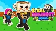 Steal Brainrot Duel game background